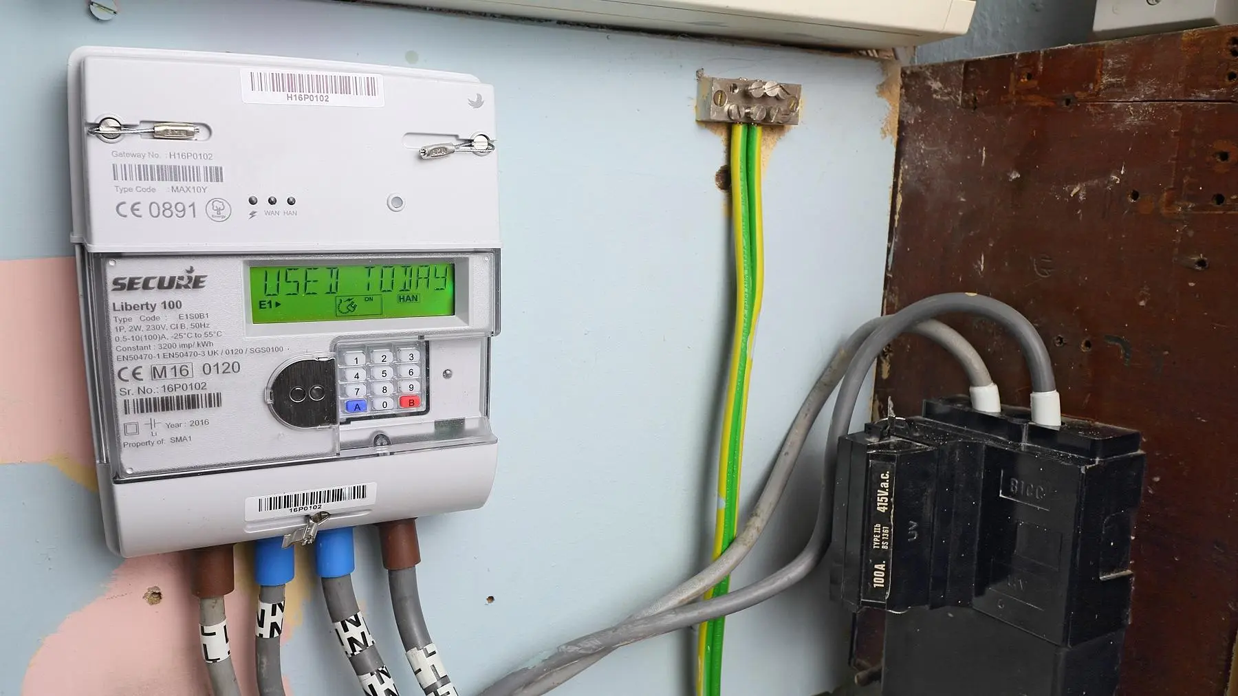 Smart Meter Anzeige